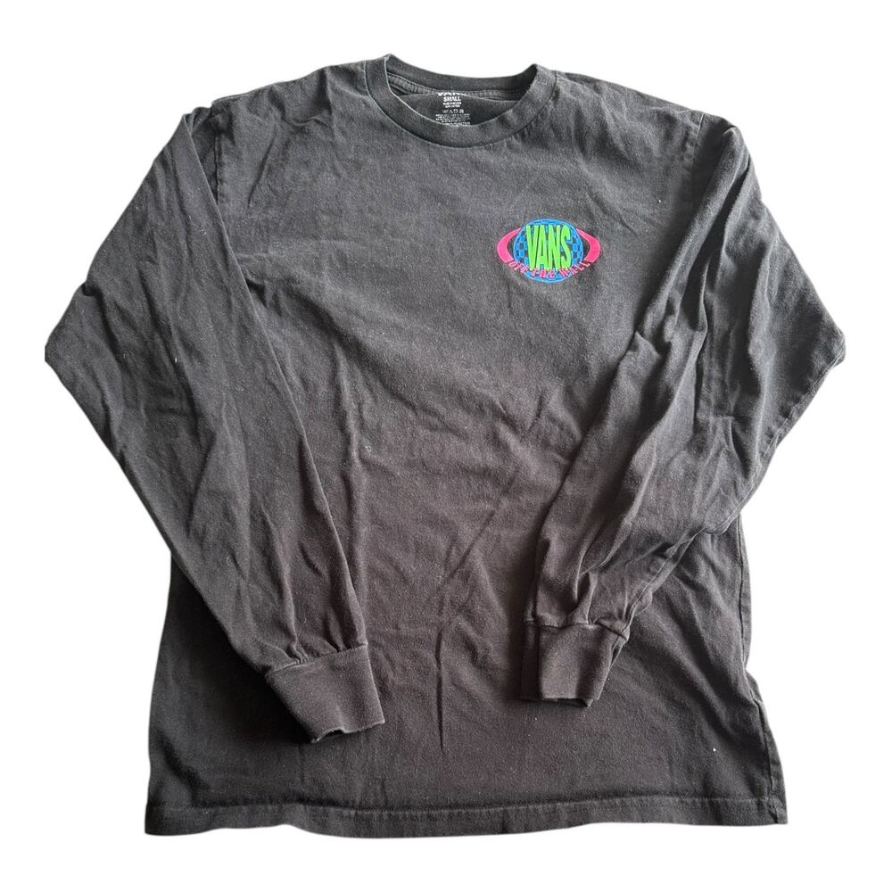 Mens T-Shirt Size Small Vans Classic Neon